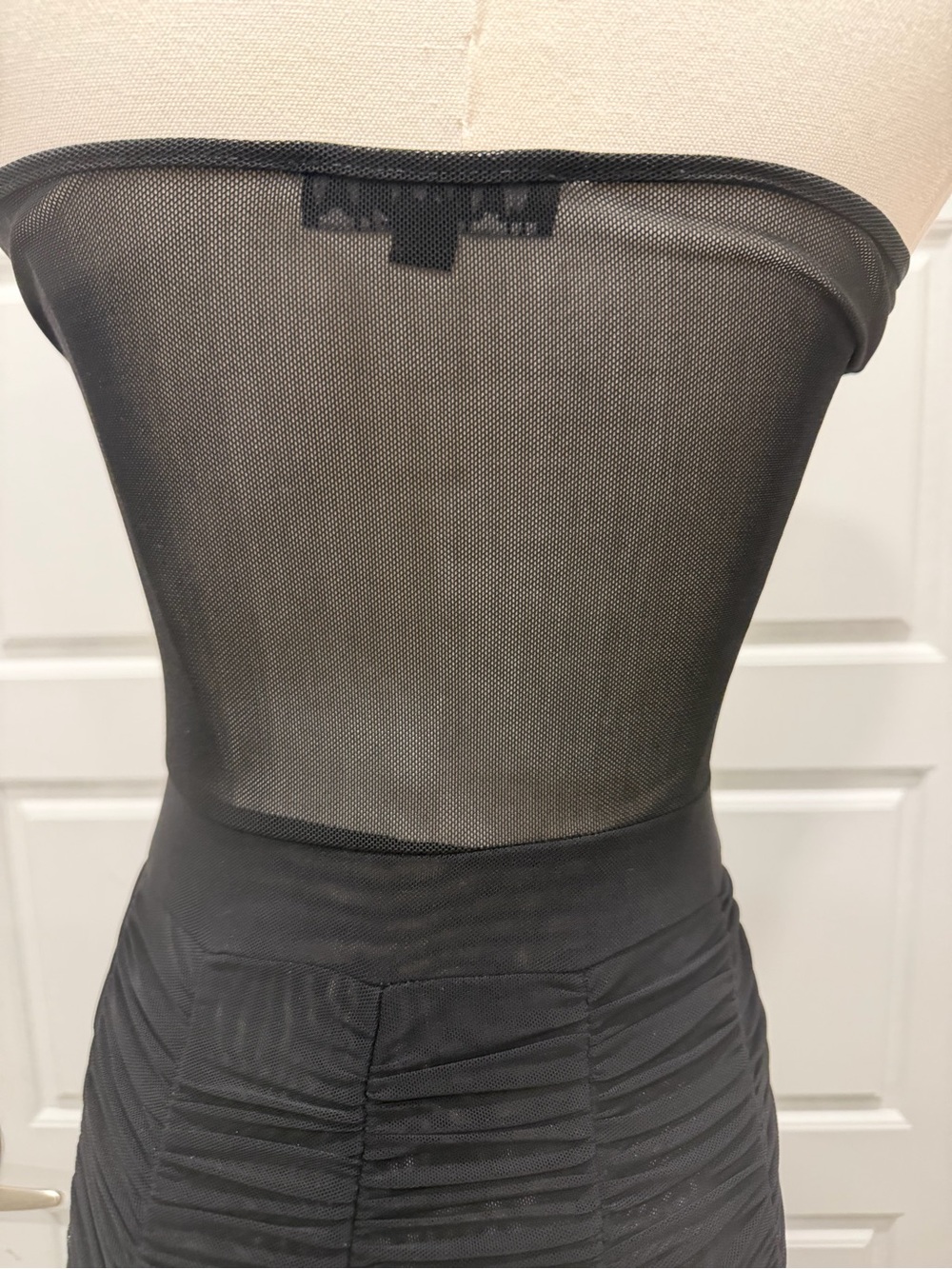 I.AM.GIA Ophelia Strapless Ruched Black Jumpsuit - Picture 9 of 10